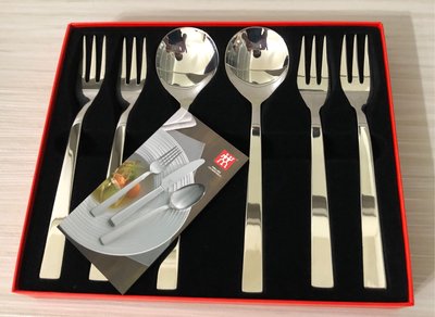 德國雙人牌6件式餐具組 湯匙 叉子