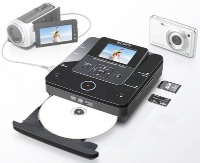 SONY 轉錄器 VRD-MC6 燒錄機 無需電腦 多功能影音轉錄器 2.7 吋彩色 LCD 液晶螢幕, 9成新