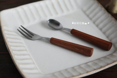 發現花園 日本選物～日本製 Meister Hand ATTA  八角  木柄  餐具 ～小湯匙 / 小叉子