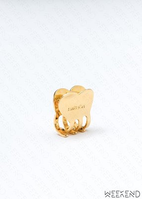【WEEKEND】 折扣 AMBUSH Gold Heart 小款 金屬 愛心 髮夾 金色