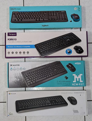 微軟 廣鼎 Targus 羅技 無線鍵盤滑鼠組 Wireless desktop，Wireless Keyboard