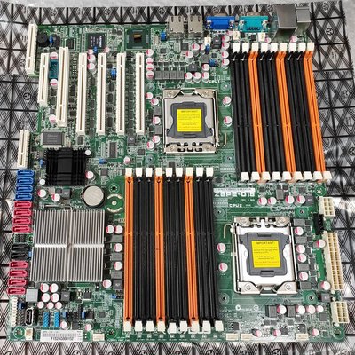 【含稅】ASUS 華碩 Z8PE-D18 5520晶片 雙路 1366 DDR3 E-ATX 庫存主機板 保三個月