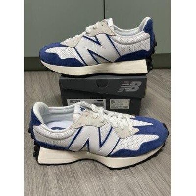 【正品】【】New Balance NB 327 白 藍 復古 慢跑 吳卓源 同款 男女 情侶 MS327PF潮鞋