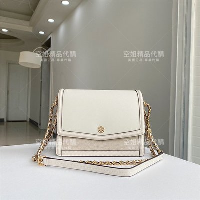 空姐代購 Tory Burch TB 896 熱賣新款風琴包 單肩斜挎 鏈條女包 翻蓋包 側背包 手抓包 相機包 附購證