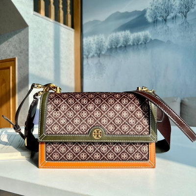 邦特鞋店 Tory Burch22年秋冬新款馬毛風琴包70年代複古風格的肩背包