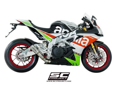 DNS部品 SC PROJECT CRT 鈦合金尾段排氣管 APRILIA RSV 4 RR RF (RACING版)