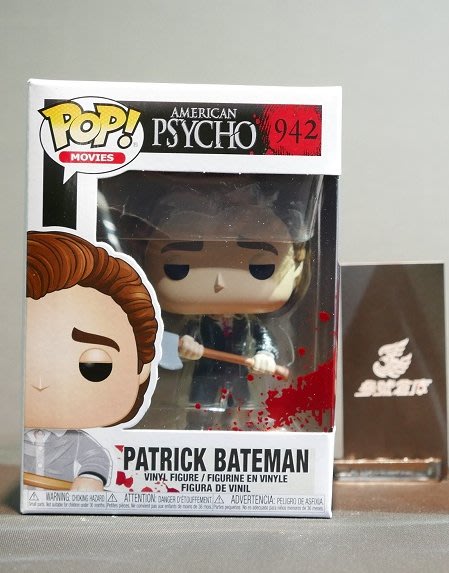 (參號倉庫) 現貨FUNKO POP 942 電影美國殺人魔派屈克BATEMAN