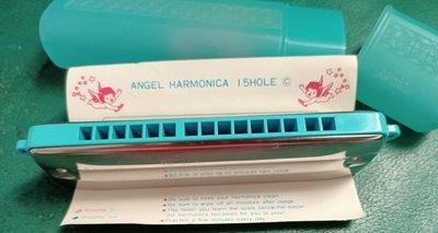 韓國製angel harmonica 15hole口琴
