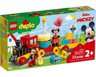 現貨 LEGO 樂高 10941 DUPLO 得寶系列 米奇 &amp; 米妮生日火車 全新未拆 公司貨