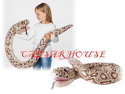 ╭☆卡森小舖☆╮【IKEA】DJUNGELSKOG 手套布偶, 蛇造型/緬甸蟒甜蜜快樂動物園布偶-色彩鮮明可愛-絕版限量