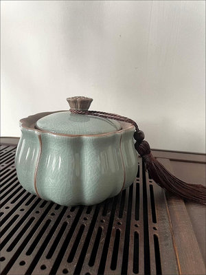 哥窯茶葉罐陶瓷密封罐中號茶葉儲存罐