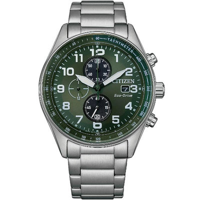 CITIZEN 星辰 光動能時尚計時手錶-43mm(CA0770-72X)