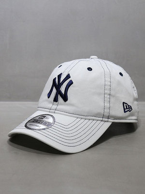 紐亦華2024新品帽子鴨舌帽MLB棒球帽940洋基軟頂大標NY白色UU代購