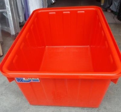 普力桶 60L通吉桶 儲水桶 資源回收桶 橘色方桶 60公升~ecgo五金百貨