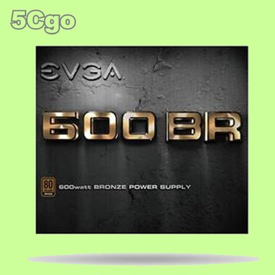 5Cgo【捷元】艾維克 EVGA 600 BR 80PLUS 銅牌 電源供應器     一年保固