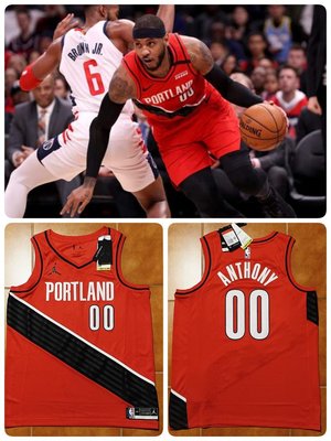 Carmelo Anthony Nike NBA 拓荒者球衣 新版飛人標 Jordan 甜瓜 社會瓜