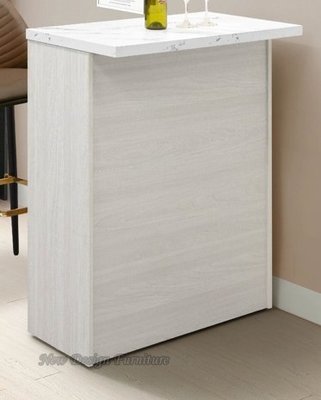 【N D Furniture】台南在地家具-木心板白榆木色拼石紋美耐皿ABS封邊2.7尺中島吧台桌YH