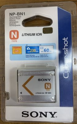 【鄰家電腦】 SONY NP-BN1 原廠N 型鋰電池(全新)