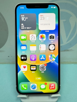【艾爾巴二手】Apple iPhone 12 128G 6.1吋 白 #二手機#漢口店 D0F0Y