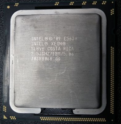 E5630正式版LGA1366 X58 XEON INTEL CPU SLBVB 12M(參考I7-920 E5620)