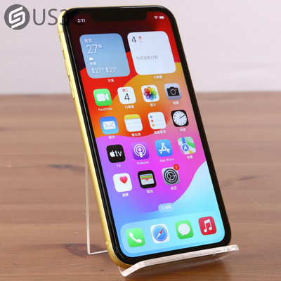 【US3C-板橋店】公司貨 Apple iPhone 11 256G 6.1吋 黃色 A13仿生晶片 無線充電 支援快充 二手手機