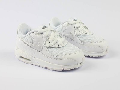 =CodE= NIKE AIR MAX 90 MESH TD 慢跑學步鞋(全白)724826-100 小童嬰兒 男女預購