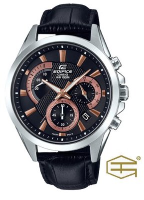 【天龜】 CASIO EDIFICE 時尚經典 三眼計時錶款 EFV-580L-1A