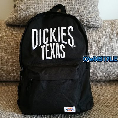 【OwnStyle】Dickies Texas 美式風格後背包(黑色)-跑步 肩背 側背 開學 單車健身 旅遊 (現貨)