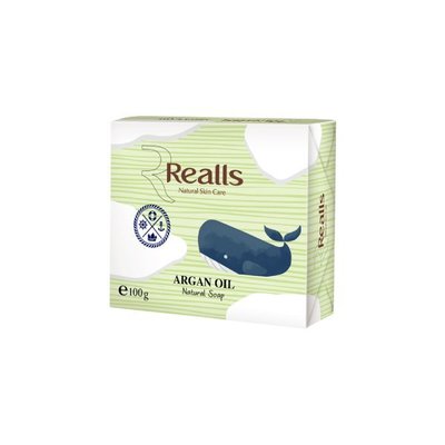 Realls 瑞兒思/鯨魚療癒手工皂(摩洛哥堅果油)/100G