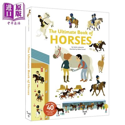 Twirl 英文原版 The Ultimate Book of Horses 關于馬的翻翻書 小學生STEM閱讀 兒童動物認知啟蒙科普繪本