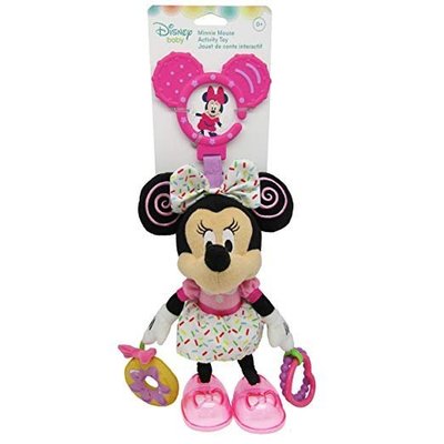 預購 美國帶回 Disney Minnie Mouse 可愛色彩繽紛米妮音響玩具 娃娃 固齒器 嬰兒車 嬰兒床 彌月禮