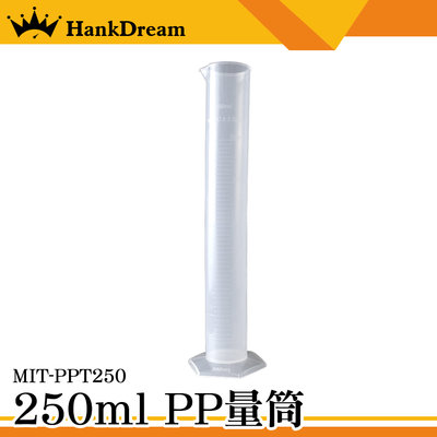 《恆準科技》量筒 塑料量筒 透明量筒 MIT-PPT250 250ml 多種尺寸 方便判讀