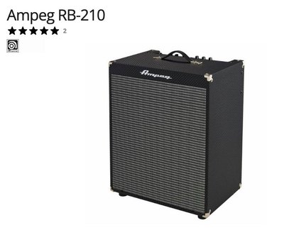 【金聲樂器】AMPEG RB-210  500W  電貝斯音箱 台灣公司貨 BASS 音箱