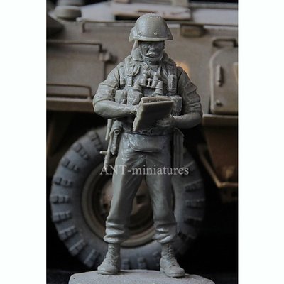 特價!樹脂GK白模模型1/35二戰士兵軍事題材手辦兵人男生軍人玩具源模居