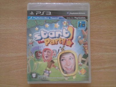 全新未拆 PS3 Start the Party(派對總動員) 遊戲片