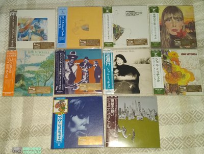 亞美CD特賣店 JONI MITCHELL BLUE 日版 MINI LP 10 CD SHM-CD 格式 高音質