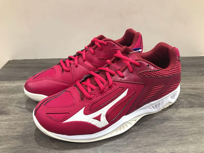 MIZUNO 美津濃 THUNDER BLADE 3 排球鞋 羽排鞋 膠底 室內鞋 V1GA217064 紅白 出清特價