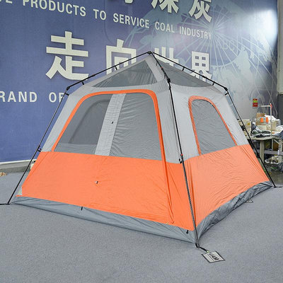 帳篷 帳篷戶外免搭建速開野營加厚防雨雙層帶門廳自動帳篷
