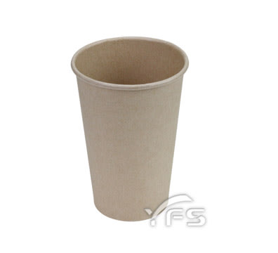 16oz咖啡杯(牛皮)(90口徑) (拿鐵/水杯/紙杯/飲料)
