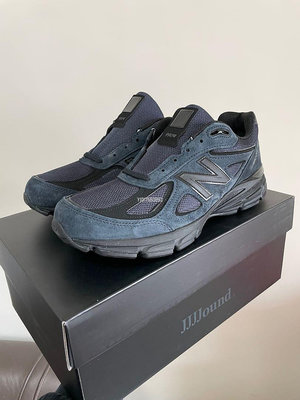 New Balance 990V4 藏青深藍 舒適透氣老爹跑步鞋 男女鞋 M990JJ4