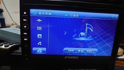 SANSUI 山水 SA-6120 6.95吋電容屏 藍芽 TF卡 USB DVD 手機鏡像 支援1080P影片