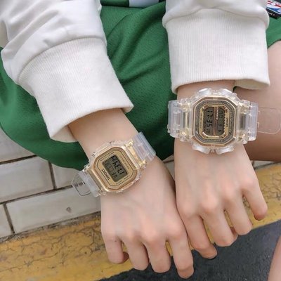 現貨透明錶 手錶 運動手錶 電子錶 手錶 冷光 三眼錶 運動錶 學生錶 果凍錶 送禮 情人節