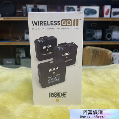 視聽影訊 RODE 羅德 Wireless GO II GO2 GOii 微型 Mini Mic -黑