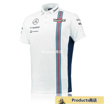 【精選好物】MercedesBenz 賓士 威廉姆斯車隊 F1賽車服 短袖POLO衫 翻領T恤 工作服6165