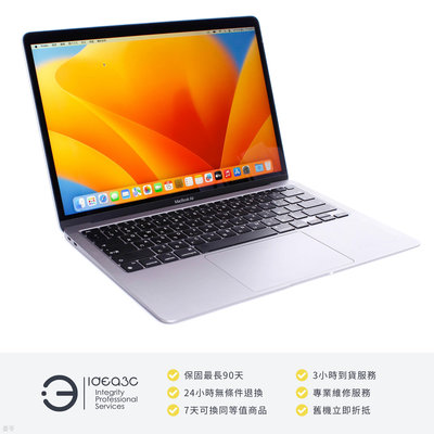 「點子3C」MacBook Air 13.3吋筆電 M1【店保3個月】8G 256G SSD A2337 2020年款 太空灰 DL547