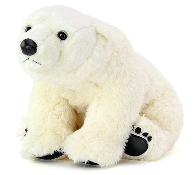 7288c 日本進口 40cm長 好品質 可愛白色北北極熊小熊熊絨毛娃娃玩偶玩具裝飾品擺件送禮禮物