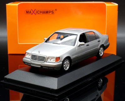 【M.A.S.H.】現貨特價 Maxichamps 1/43 Mercedes 600SEL W140 1992 銀