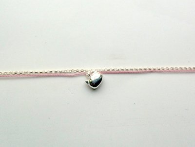 [Le Bonheur Line] 幸福線 手工/鏈繩款 925純銀 貓咪頭/紅線 redline 手鍊 飾品 可愛