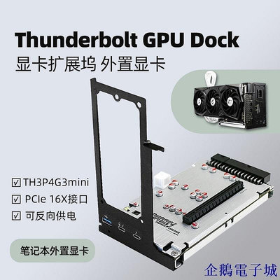 全館免運 Thunderbolt GPU Dock雷電3/4顯卡擴展塢筆電外接外置顯卡 IUS6 可開發票