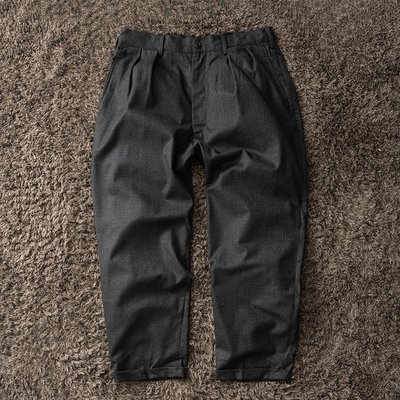 現貨#BEAMS SSZ RAPWOOL PANTS 格紋寬松休閒西裝褲長褲| Yahoo奇摩拍賣